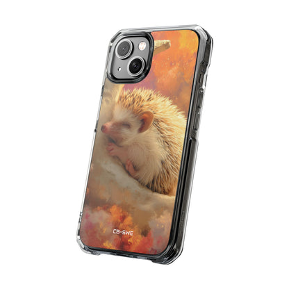 Hedgehog Rests Dreaming iPhone Case - Impact