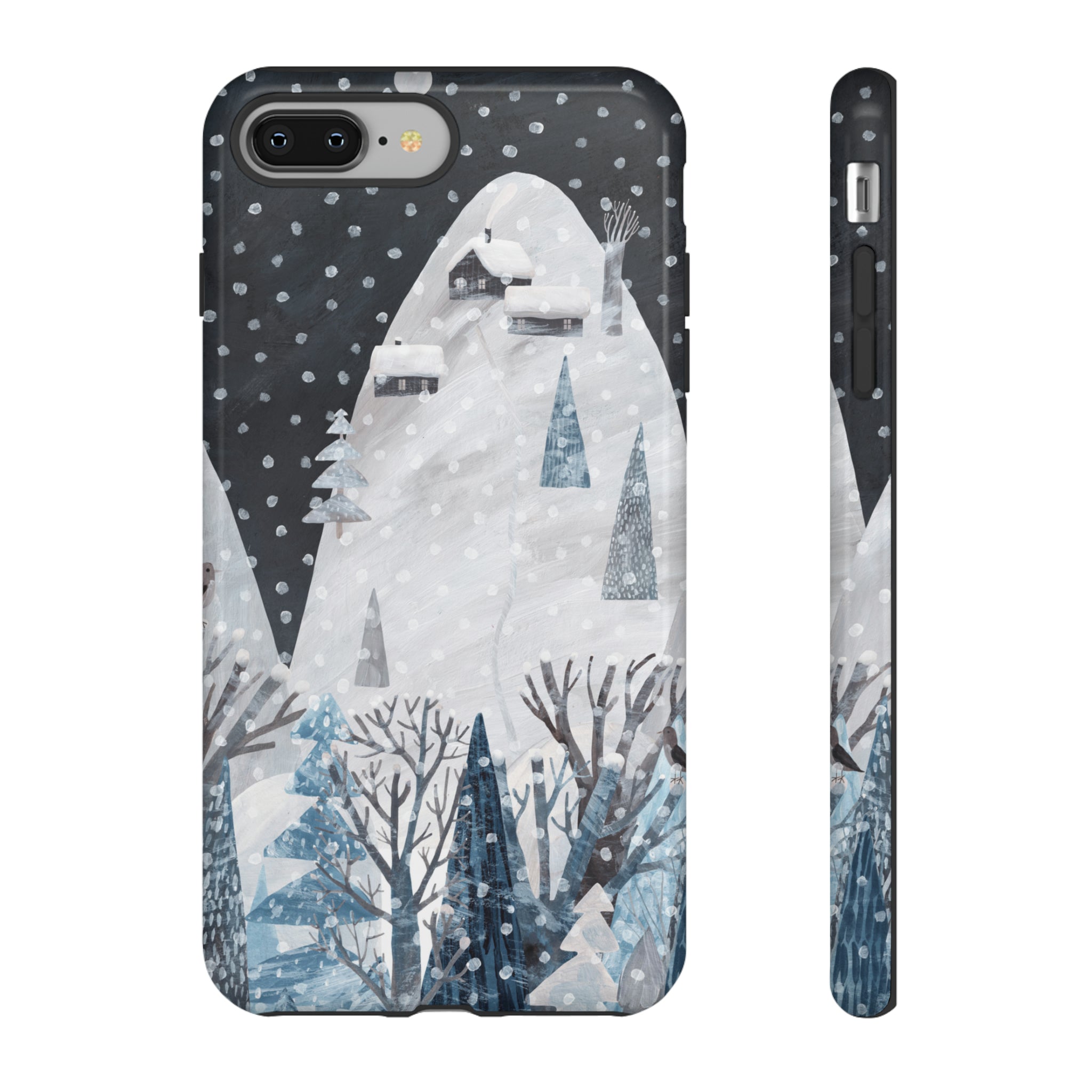 Cute Winter Landscape - Protective Phone Case