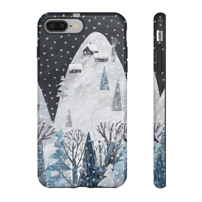 Cute Winter Landscape - Protective Phone Case