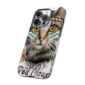 Red Cloud Cat - Protective Phone Case