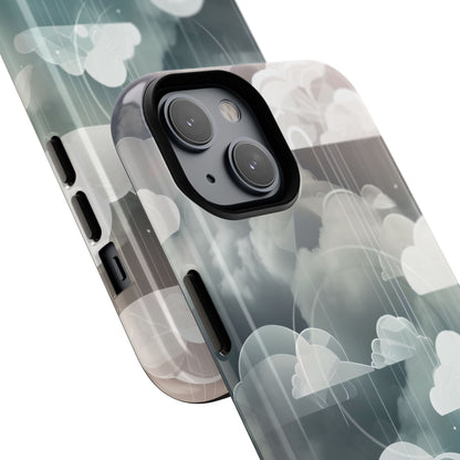 Silver Dream Clouds iPhone 14 - Tough+
