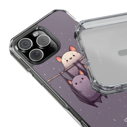 Bats Hang Playfully iPhone Case - Impact