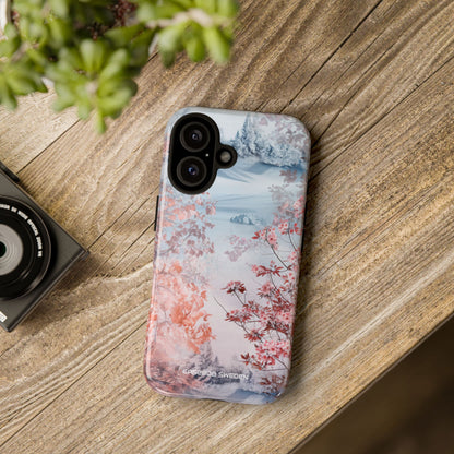 Floral Serenity Case - Tough iPhone 16 Phone Case