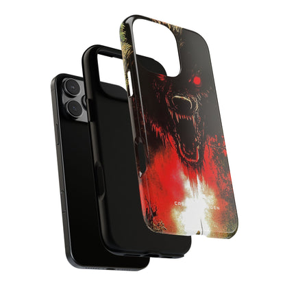 Bloodmoon Wolf's Lament iPhone 16 - Tough Phone Case