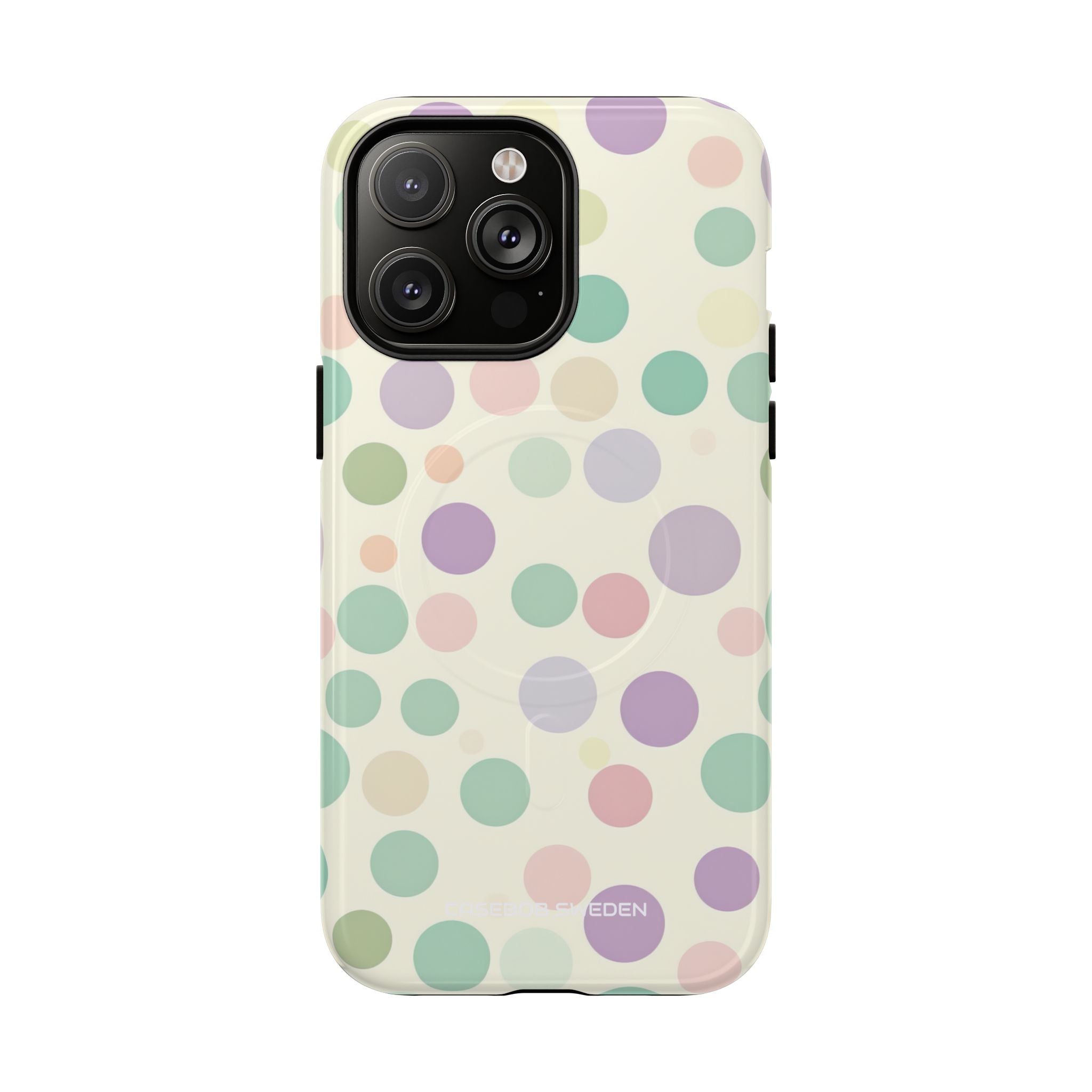 Playful Pastel Polka Dots - Tough + MagSafe® iPhone 14 Phone Case