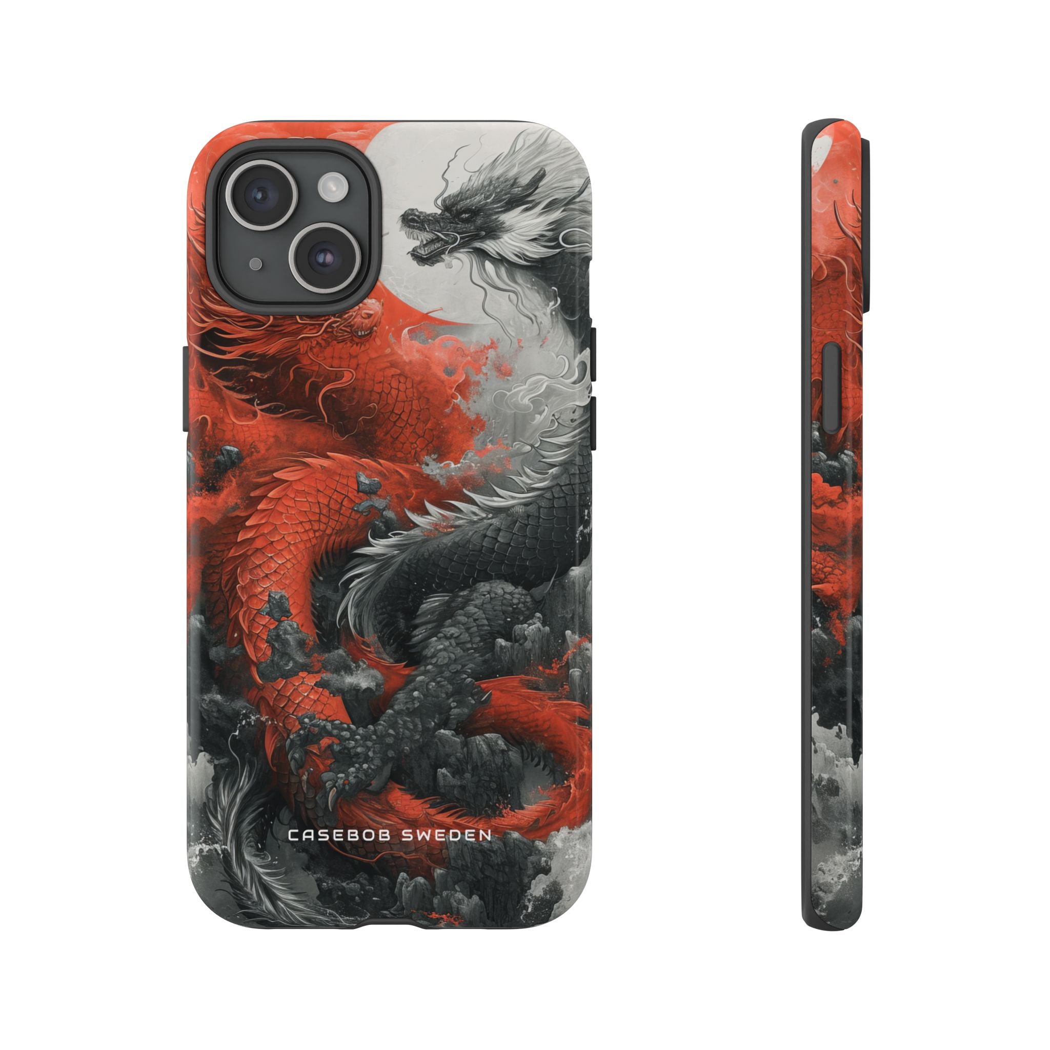 Zen Dragon Harmony iPhone 15 - Tough Phone Case