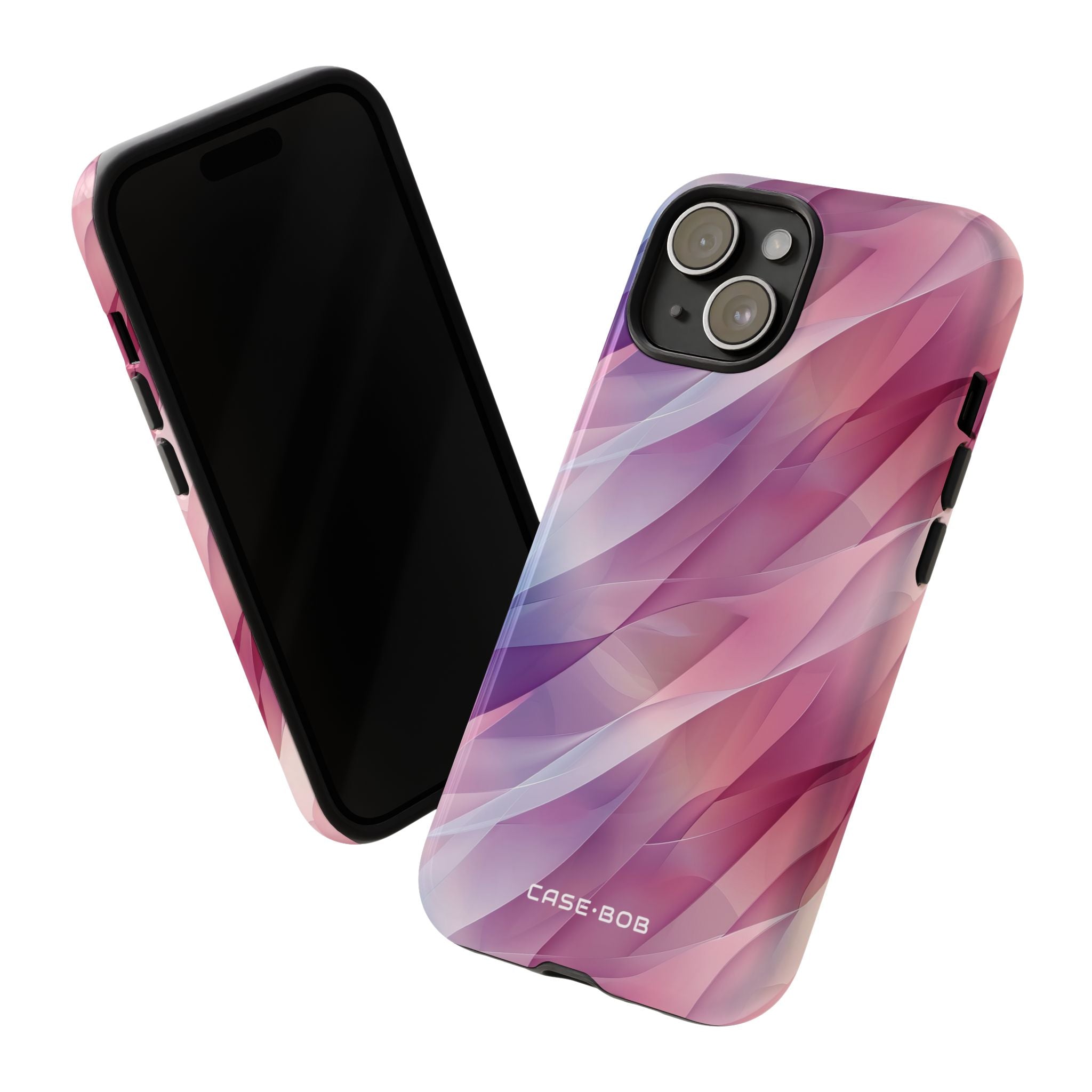 Pink Wave iPhone 15 Case - Tough