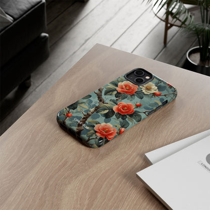 Coral Bloom iPhone 14 Plus Case - Tough