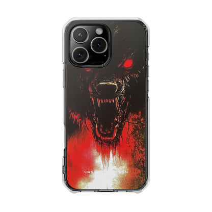 Bloodmoon Wolf's Lament iPhone 16 - Clear Impact Phone Case