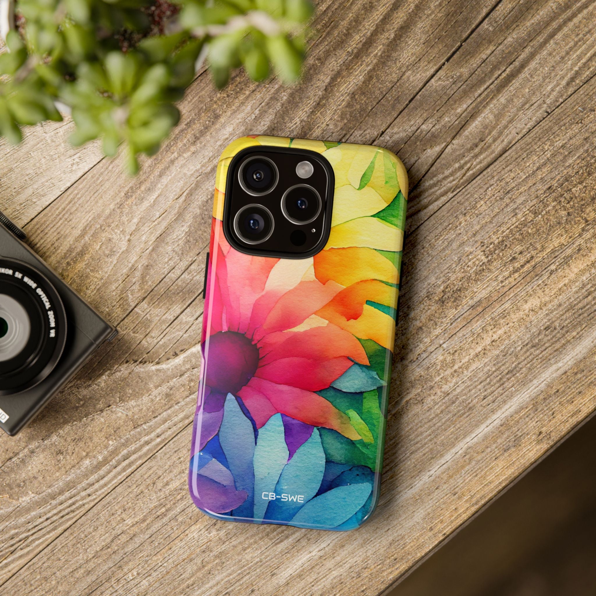 Vibrant Floral Symphony - iPhone Case