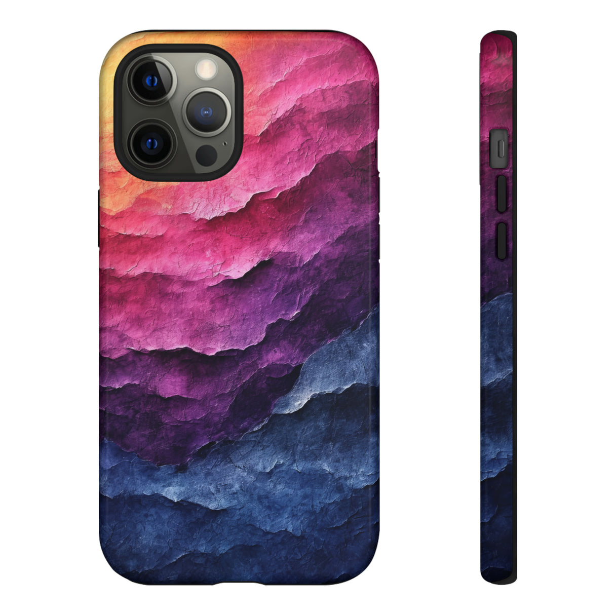 Pastel Wave Symphony - Protective Phone Case