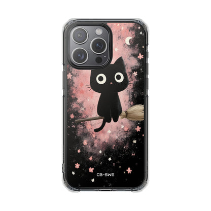 Whimsical Cat Soars iPhone Case - Impact