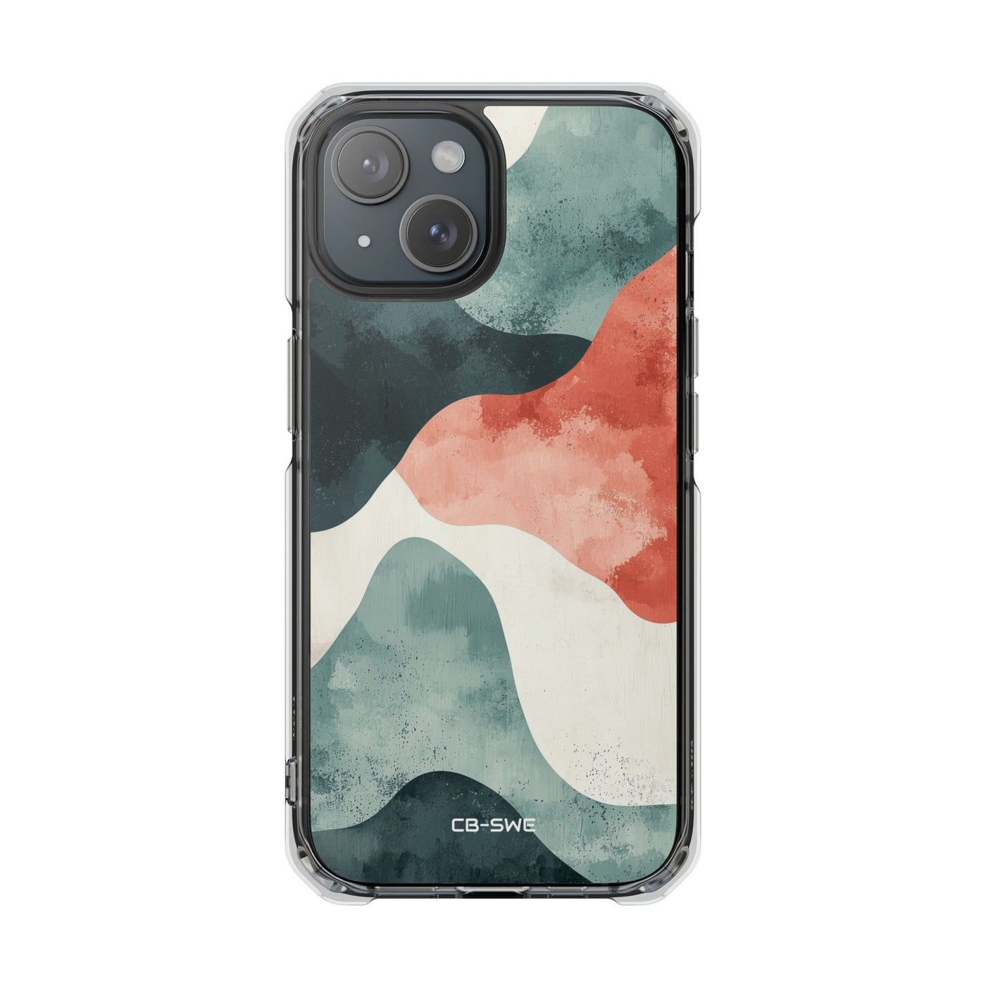 Fluid Shapes Emerge iPhone Case - Impact