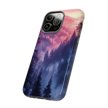 Forest Mountain Pastel Dream - Protective Phone Case