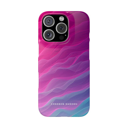 Gradient Oceanflow Waves iPhone 16 - Slim Phone Case