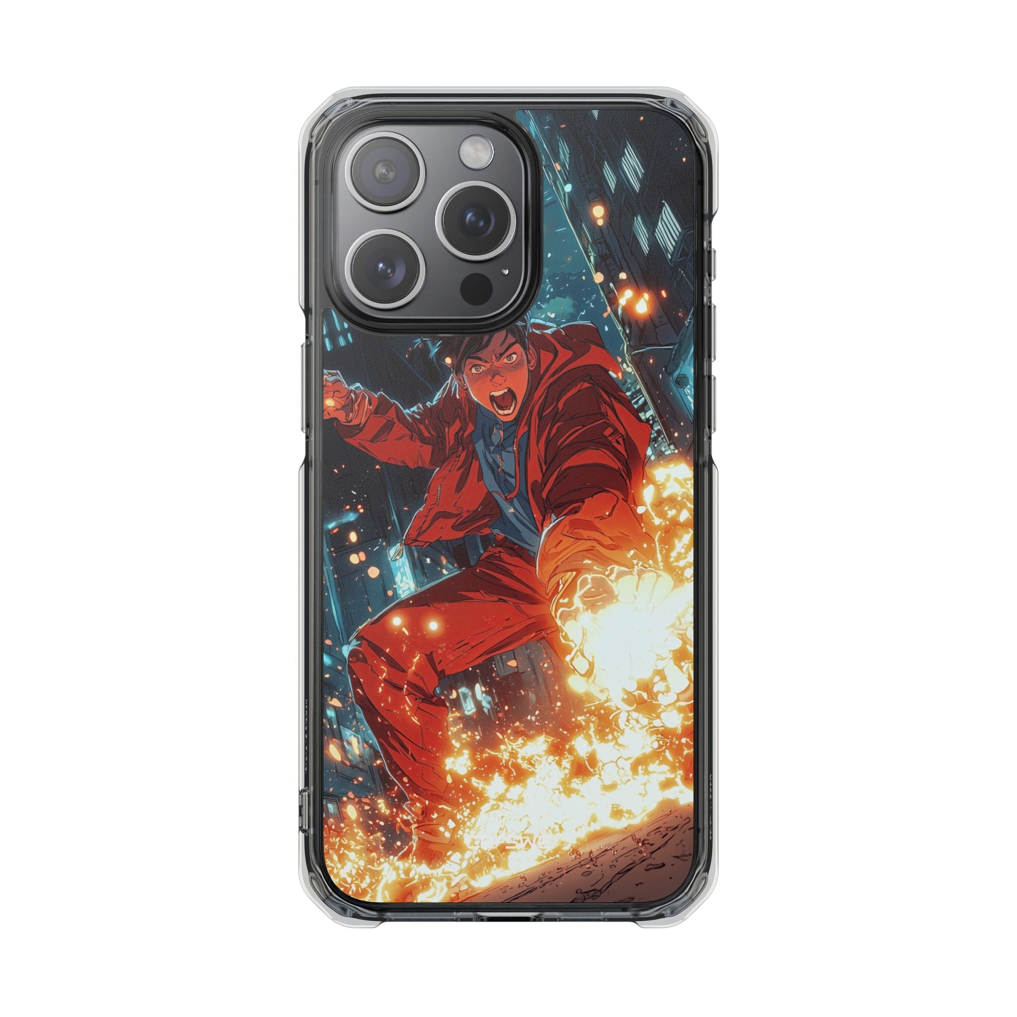 Flames Ignite Action iPhone Case - Impact