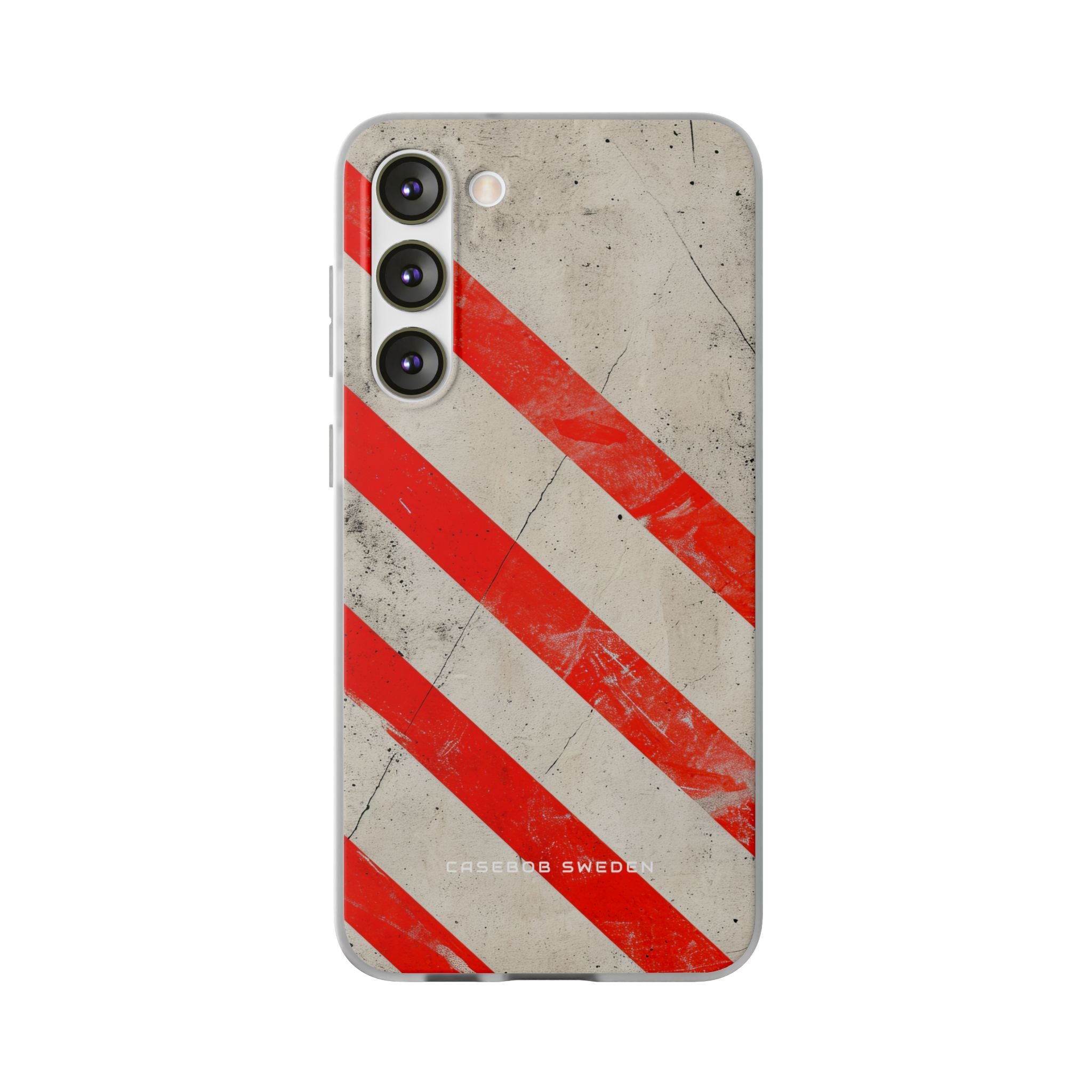 Striker Crimson Stripes Samsung S23 - Flexi Phone Case