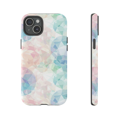 Geometric Intricacy: Pastel Precision - Protective Phone Case