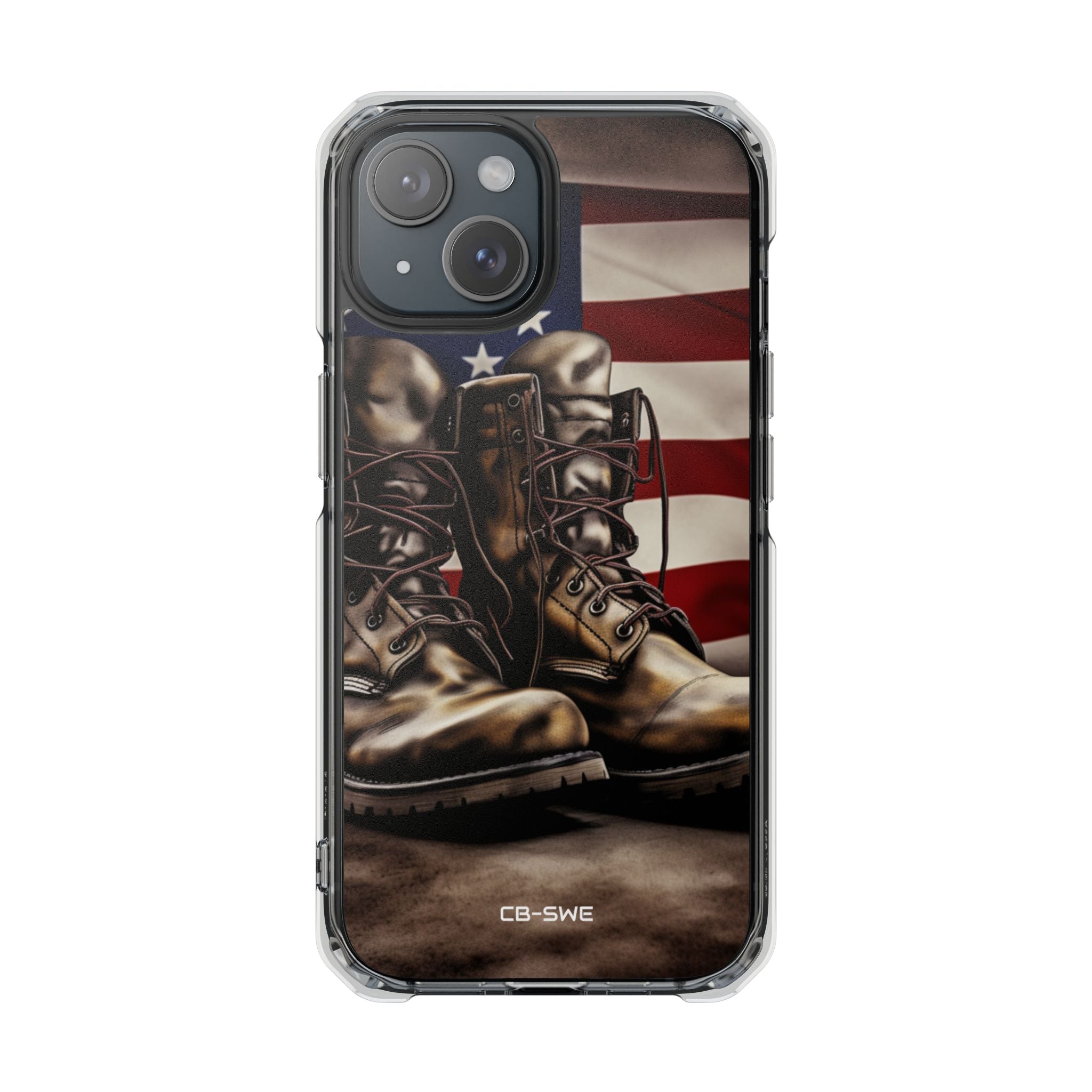 Patriotic Boots Spotlight iPhone Case - Impact