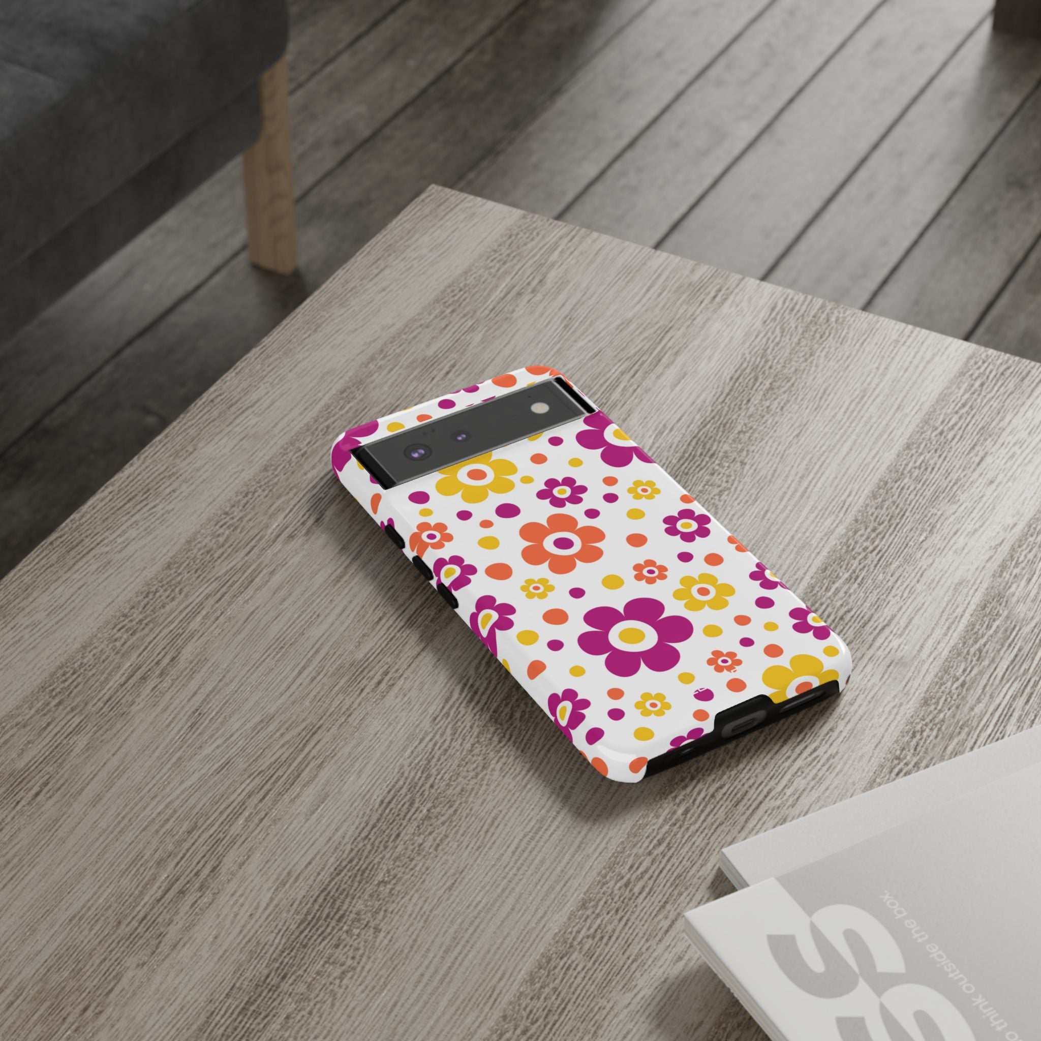 Retro Floral Playfulness - Google Pixel Case