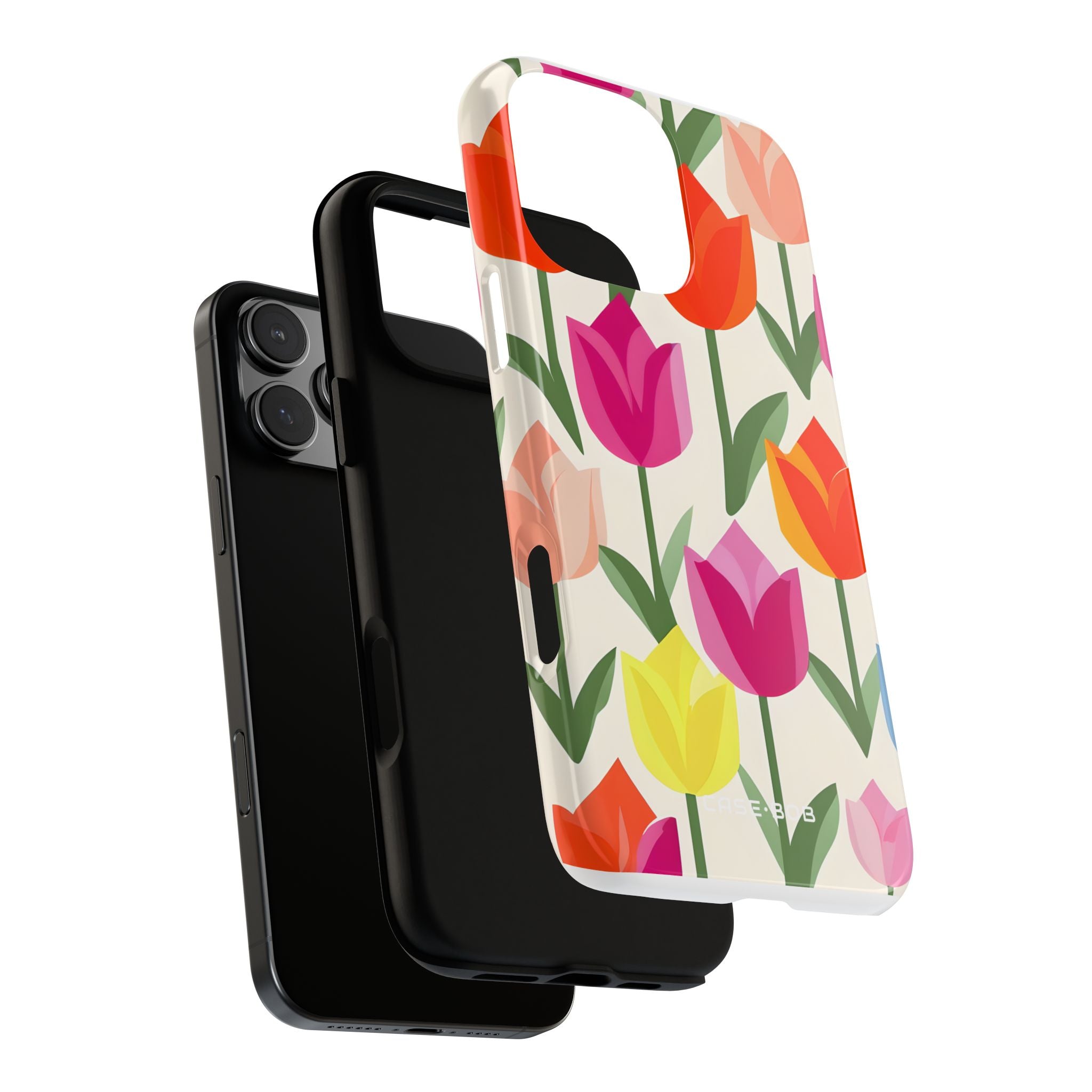 Tulip Harmony Green iPhone 16 Case - Tough