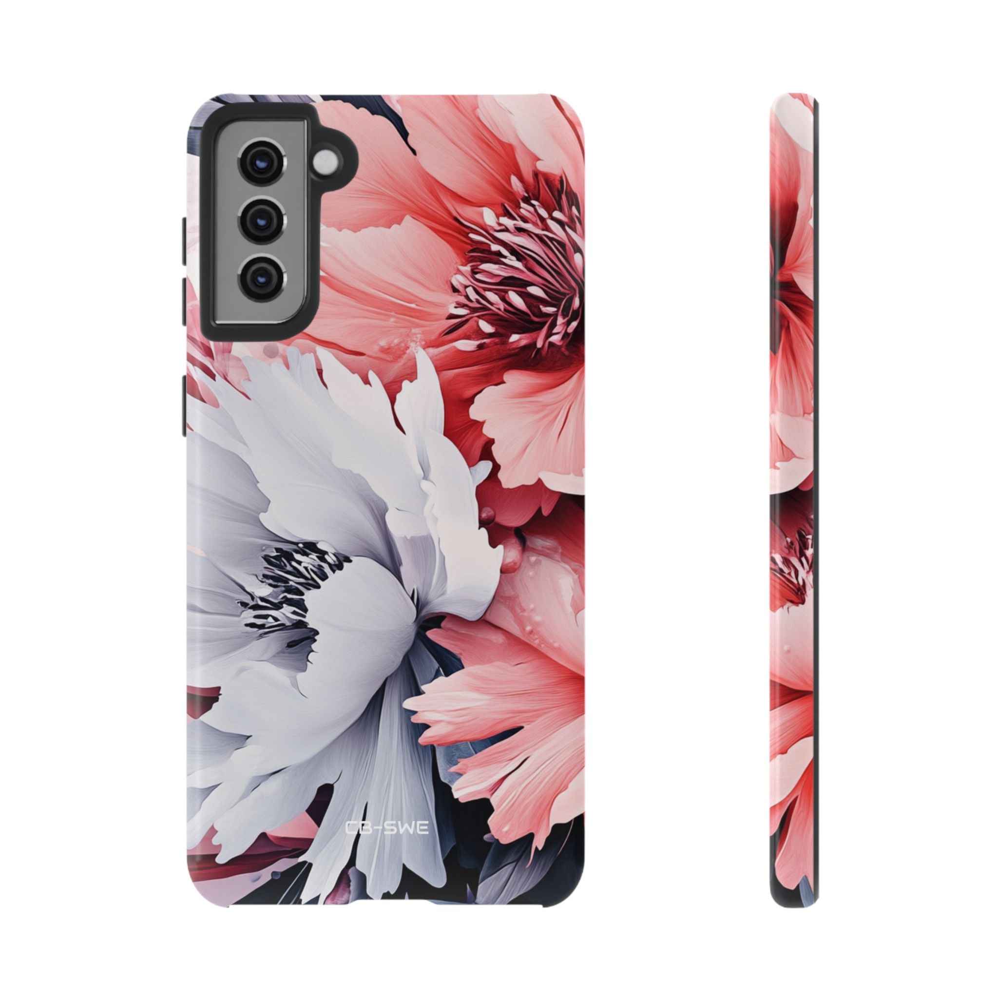 Digital Floral Elegance - Samsung Case