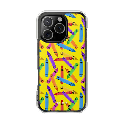 Crayons Scatter Playfully iPhone Case - Impact
