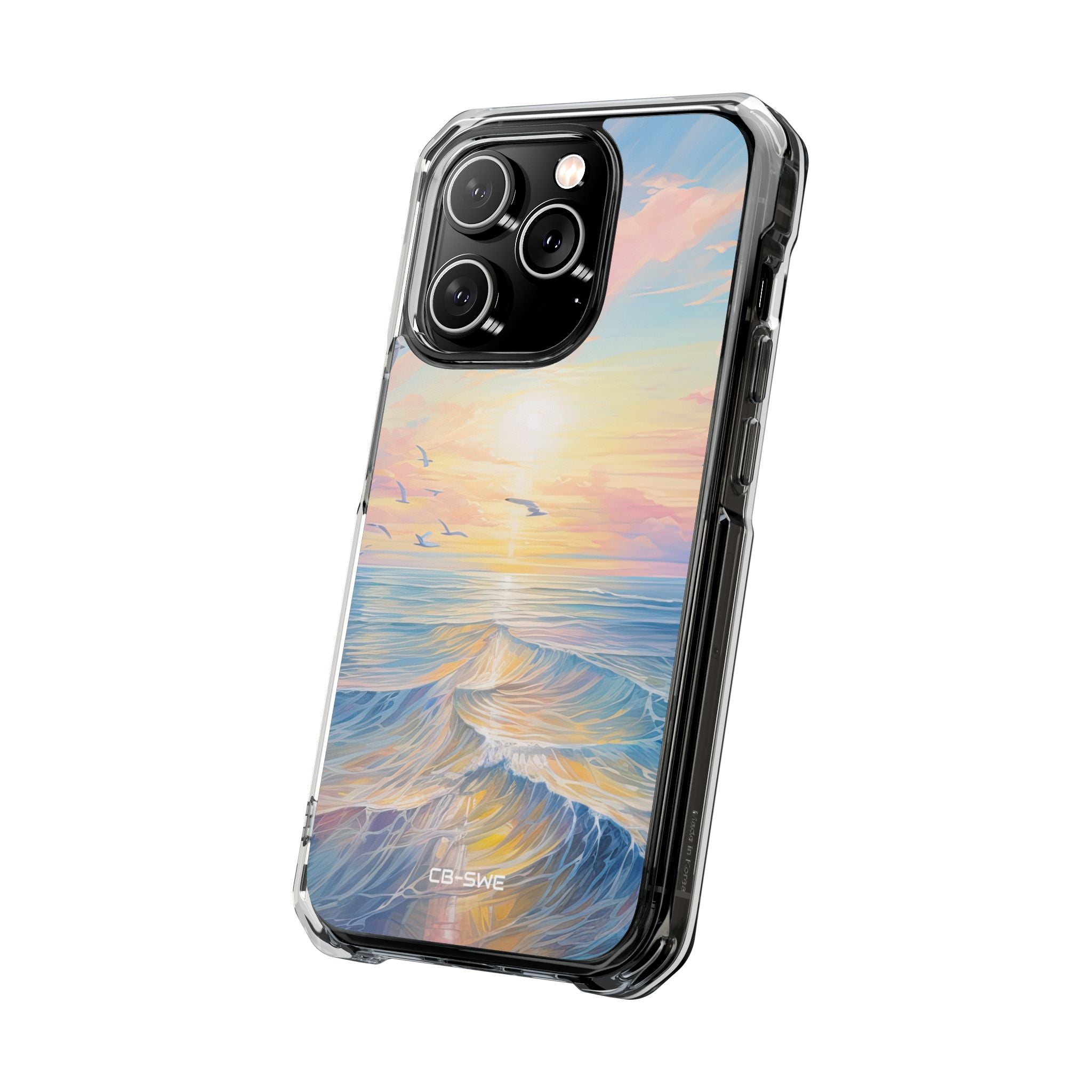 Gentle Waves Embrace iPhone Case - Impact