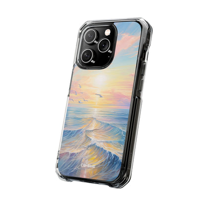Gentle Waves Embrace iPhone Case - Impact