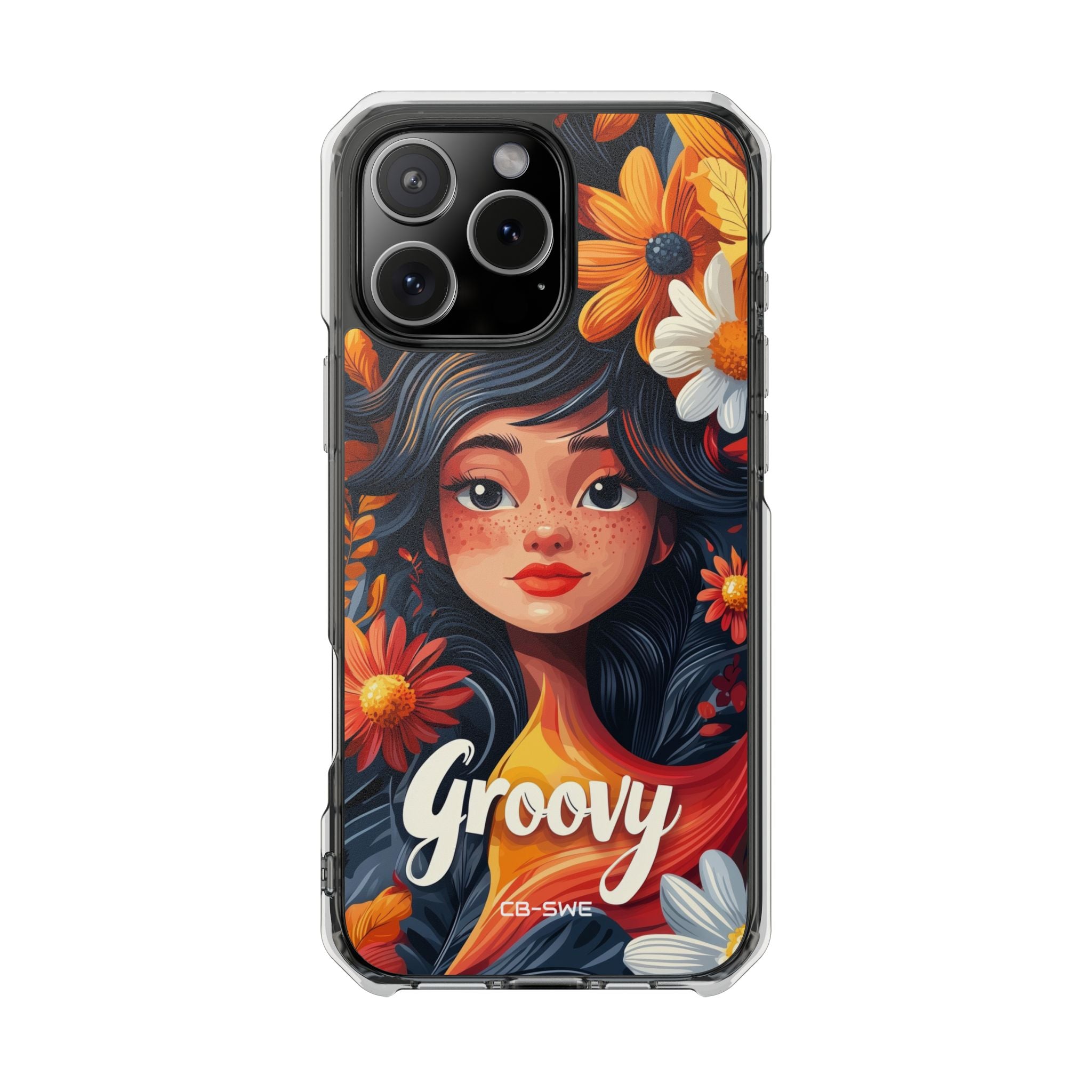 Floral Girl Smiles iPhone Case - Impact
