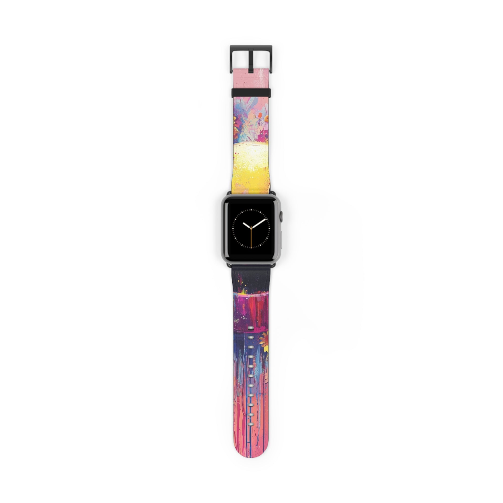 Smiley Bloom Drip - Watch Band