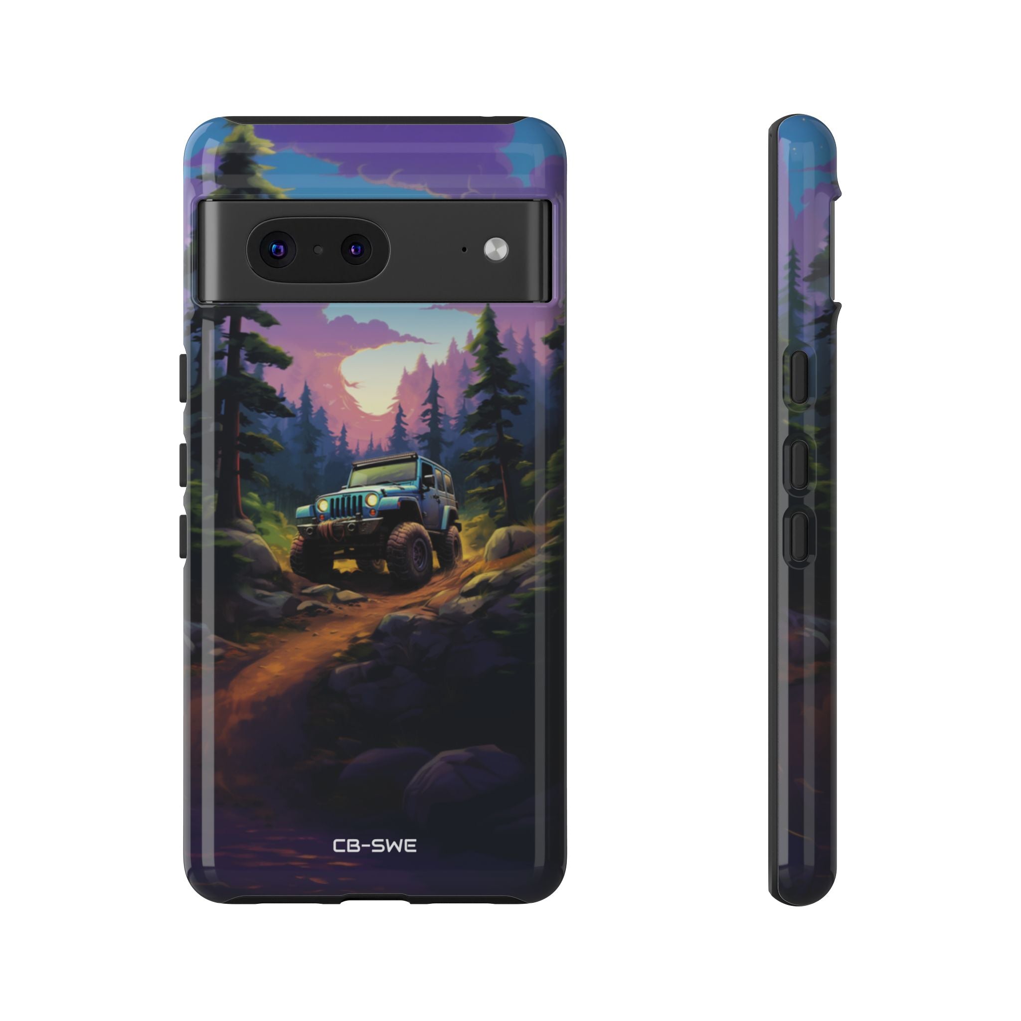 Sunset Forest Drive - Google Pixel Case