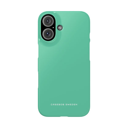 Medium Aquamarine iPhone 16 - Slim Phone Case