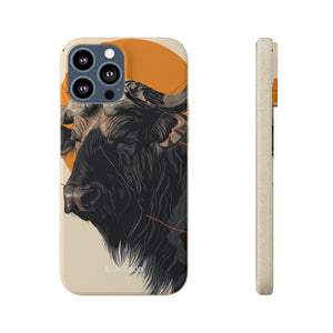 Majestic Buffalo Sun | Biodegradable Phone Case