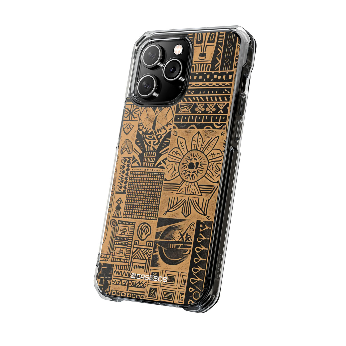 Ancient Ethnic Tapestry - Phone Case for iPhone (Clear Impact - Magnetic)