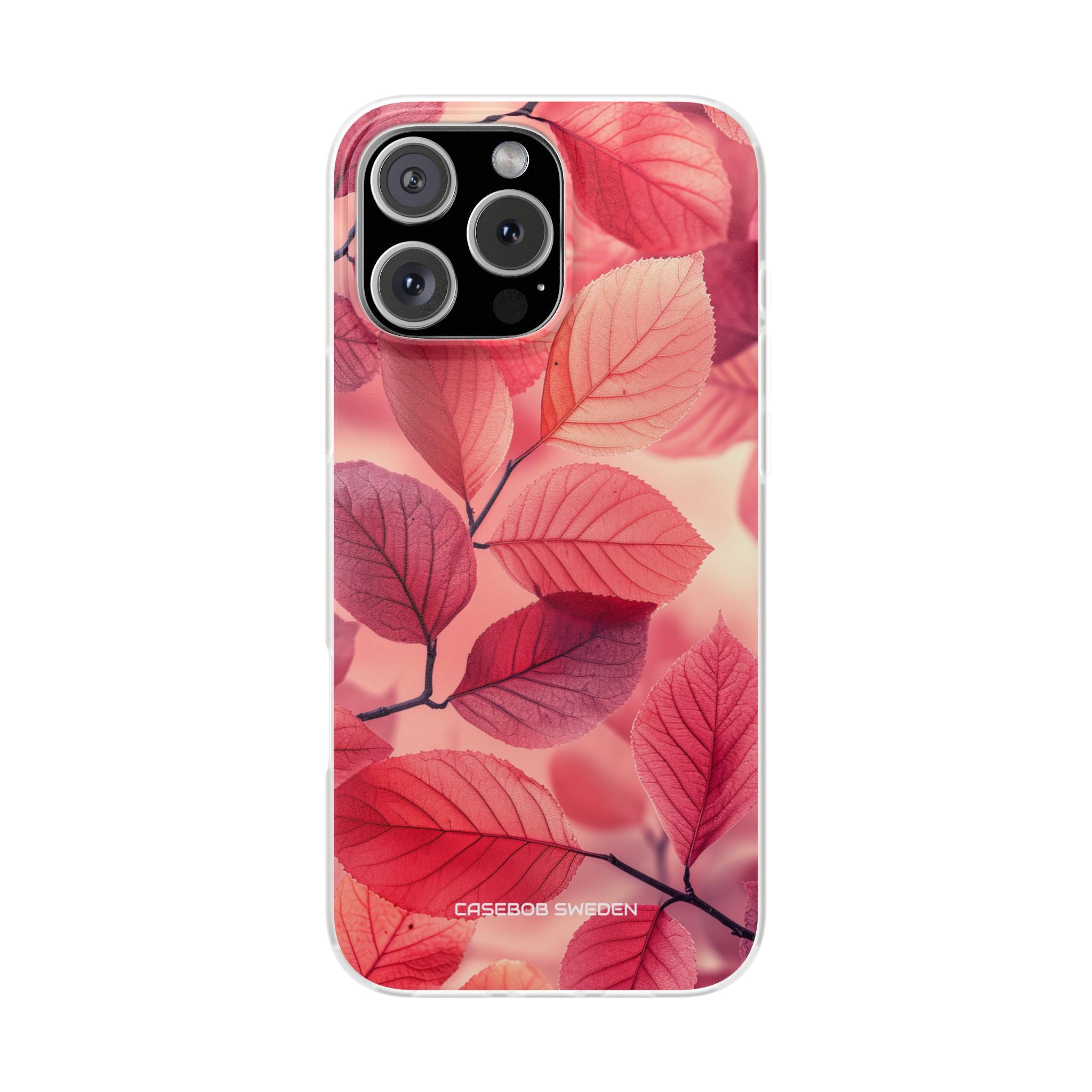 Pink Purple Nature Pattern - Flexi iPhone 16 Phone Case