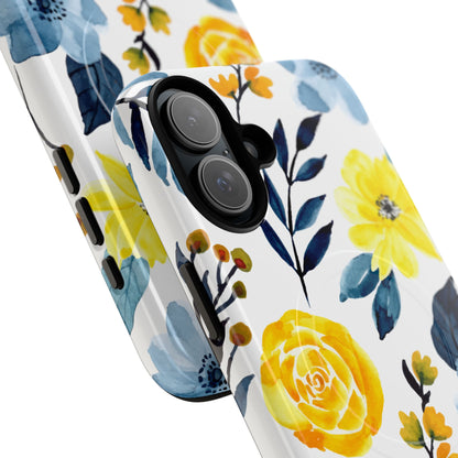 Golden Bloom iPhone 16 Plus Case - Tough+