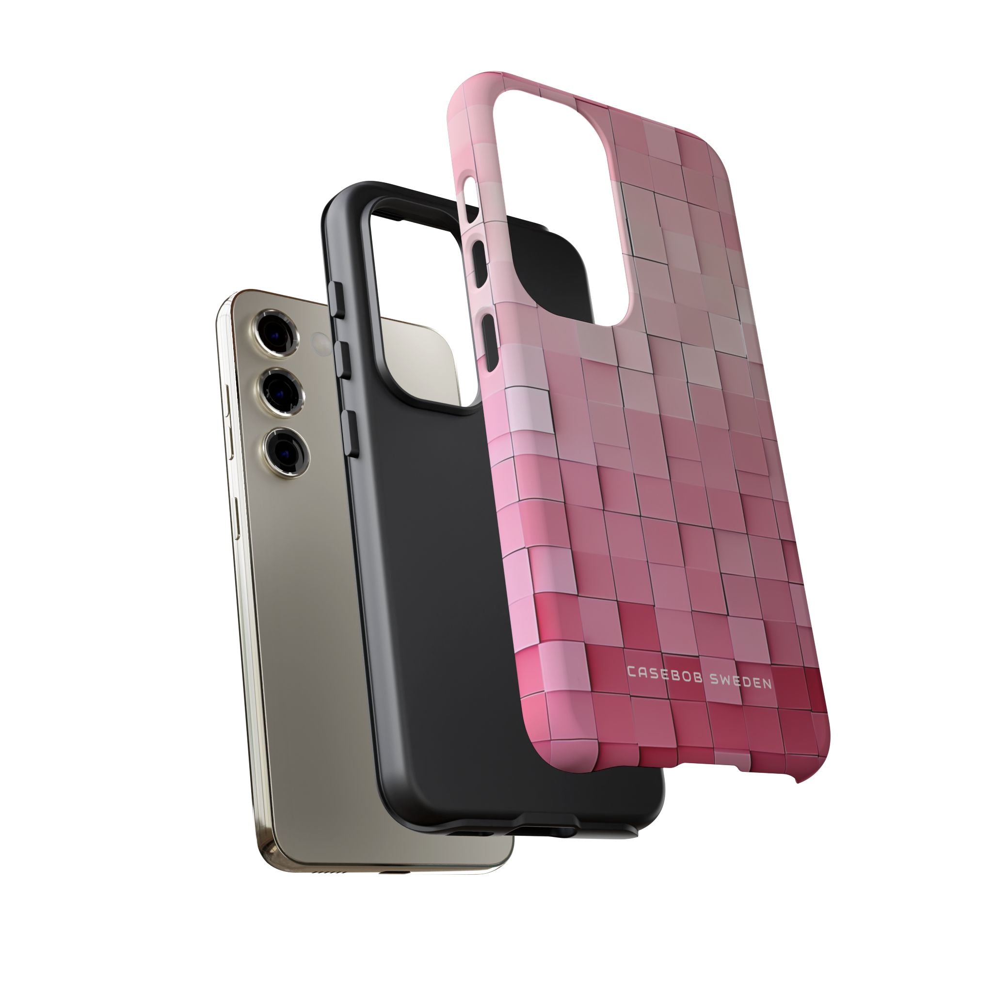 Gradient Pink Mosaic Samsung S23 - Tough Phone Case