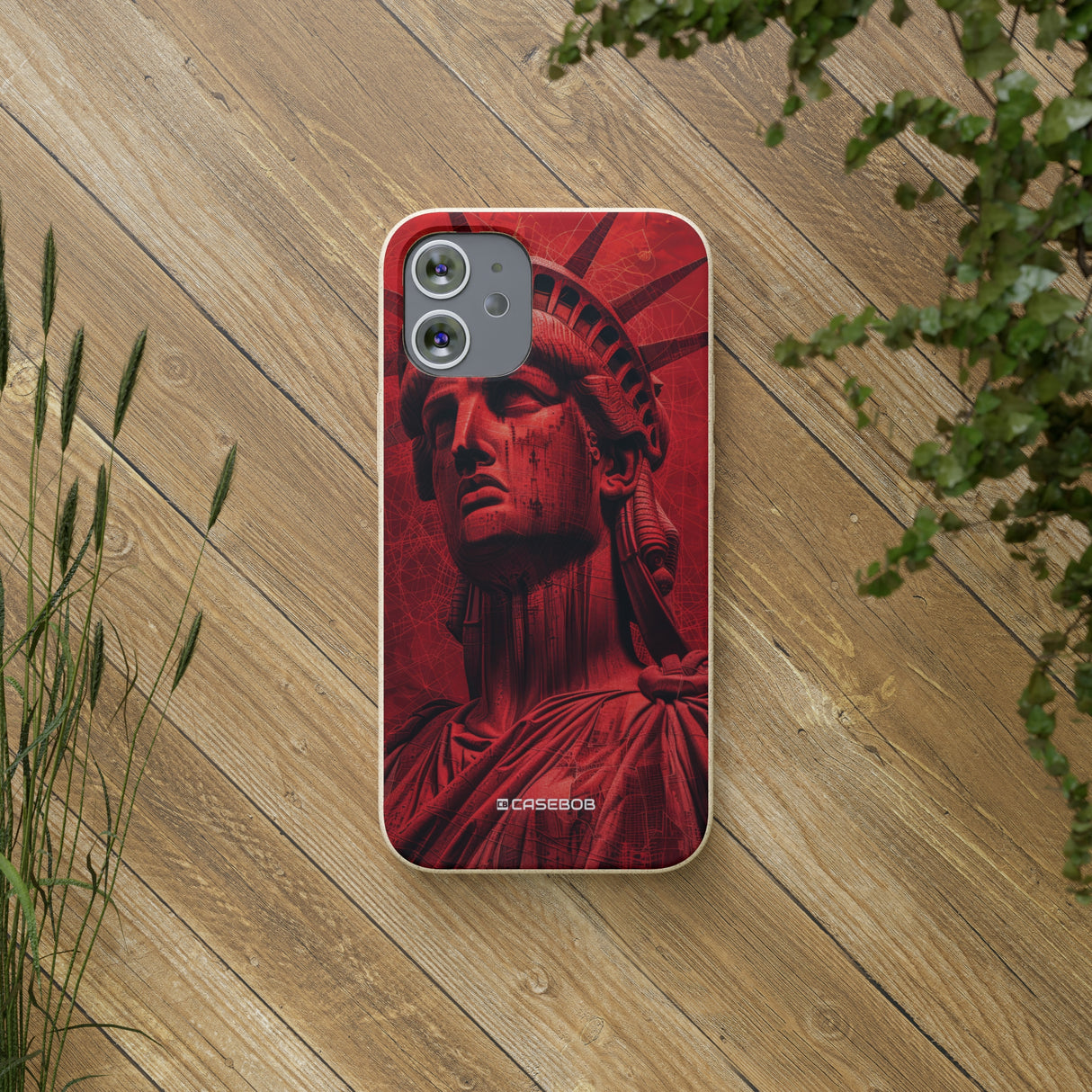 Red Liberty Revolution | Biodegradable Phone Case