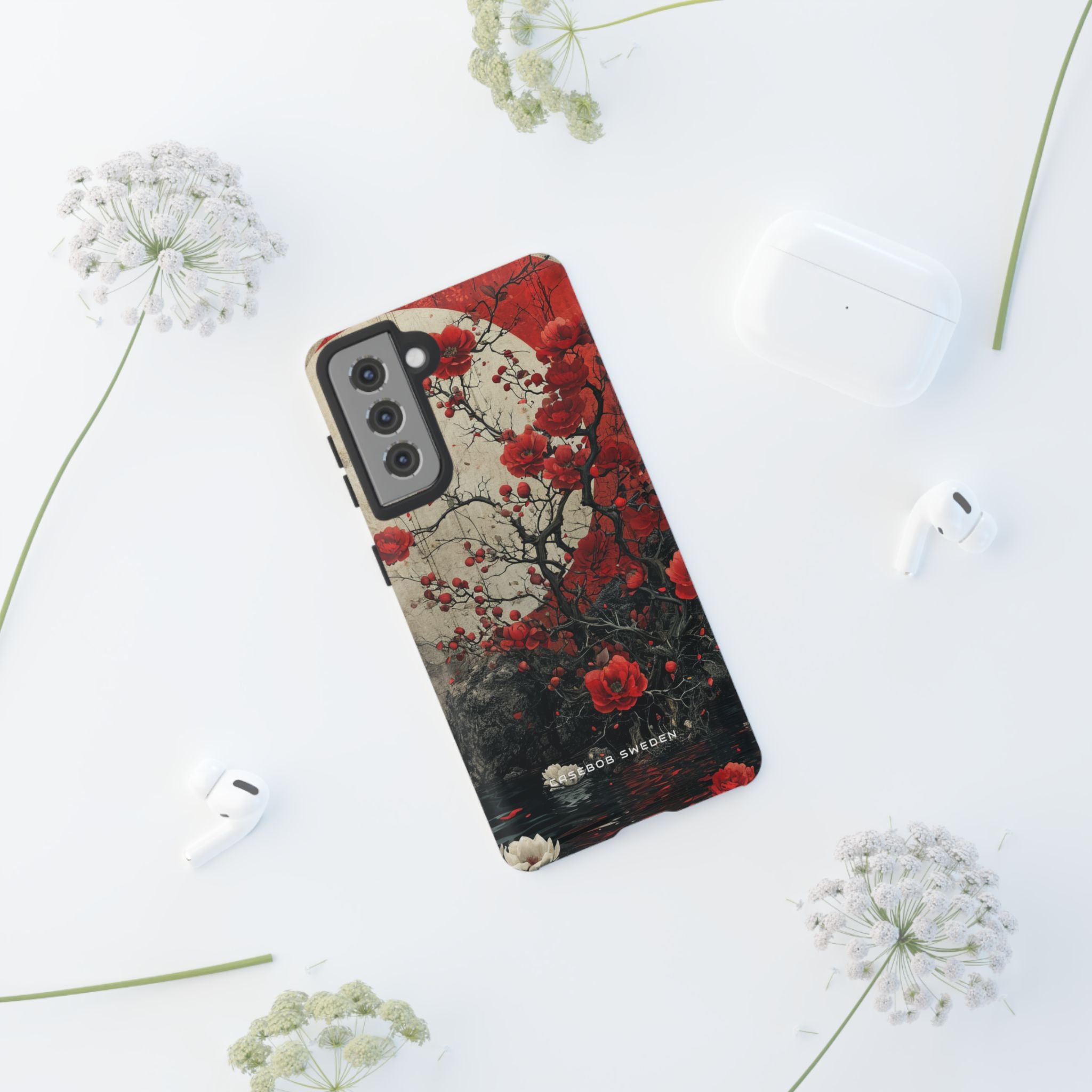 Zen Blossoms in Moonlight  Samsung S21 - Tough Phone Case