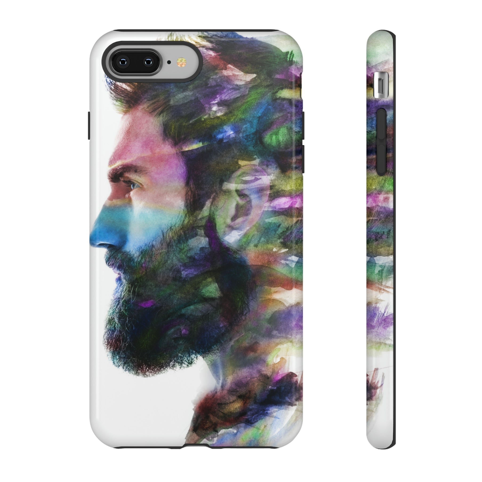 Watercolor Portrait - Protective Phone Case