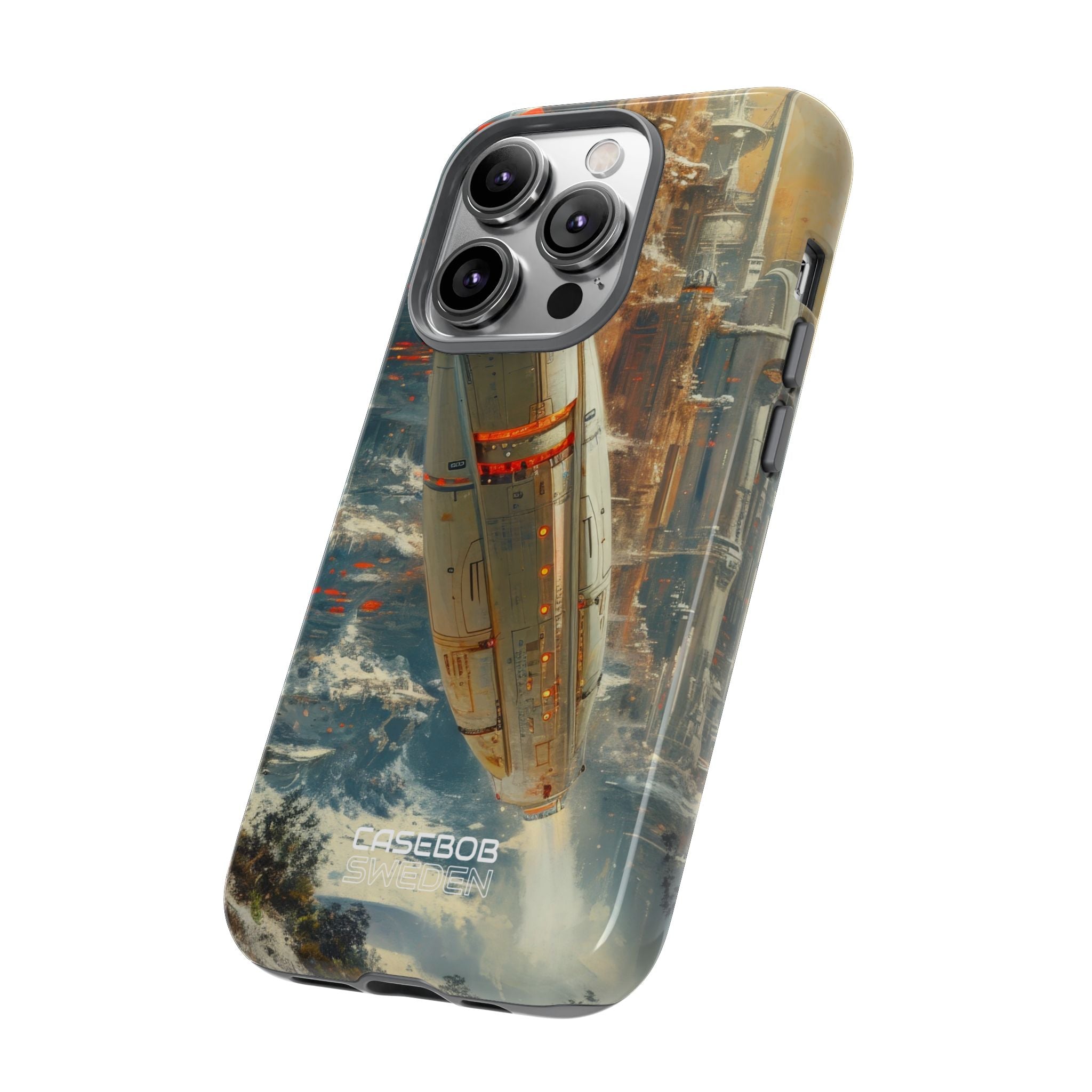 Futuristic Forest Voyage iPhone 14 - Tough