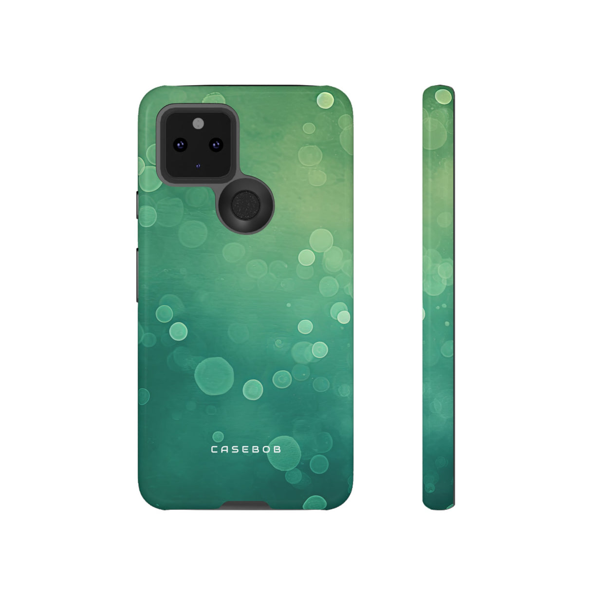 Green Dot Matrix - Protective Phone Case