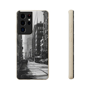 Noir Urban Serenity | Biodegradable Phone Case