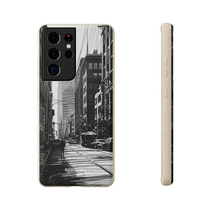 Noir Urban Serenity | Biodegradable Phone Case