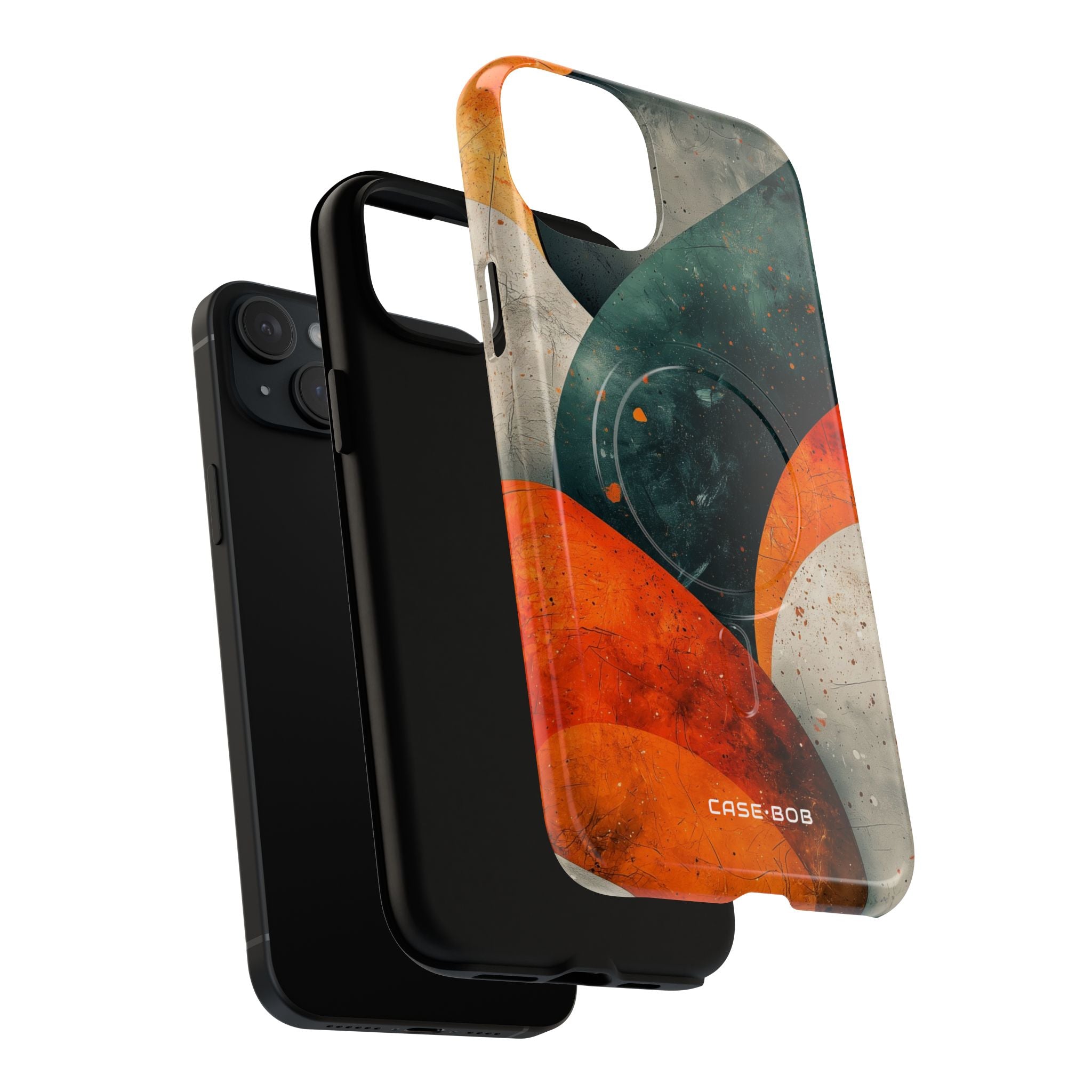 Crimson Wave iPhone 15 Plus Case - Tough+