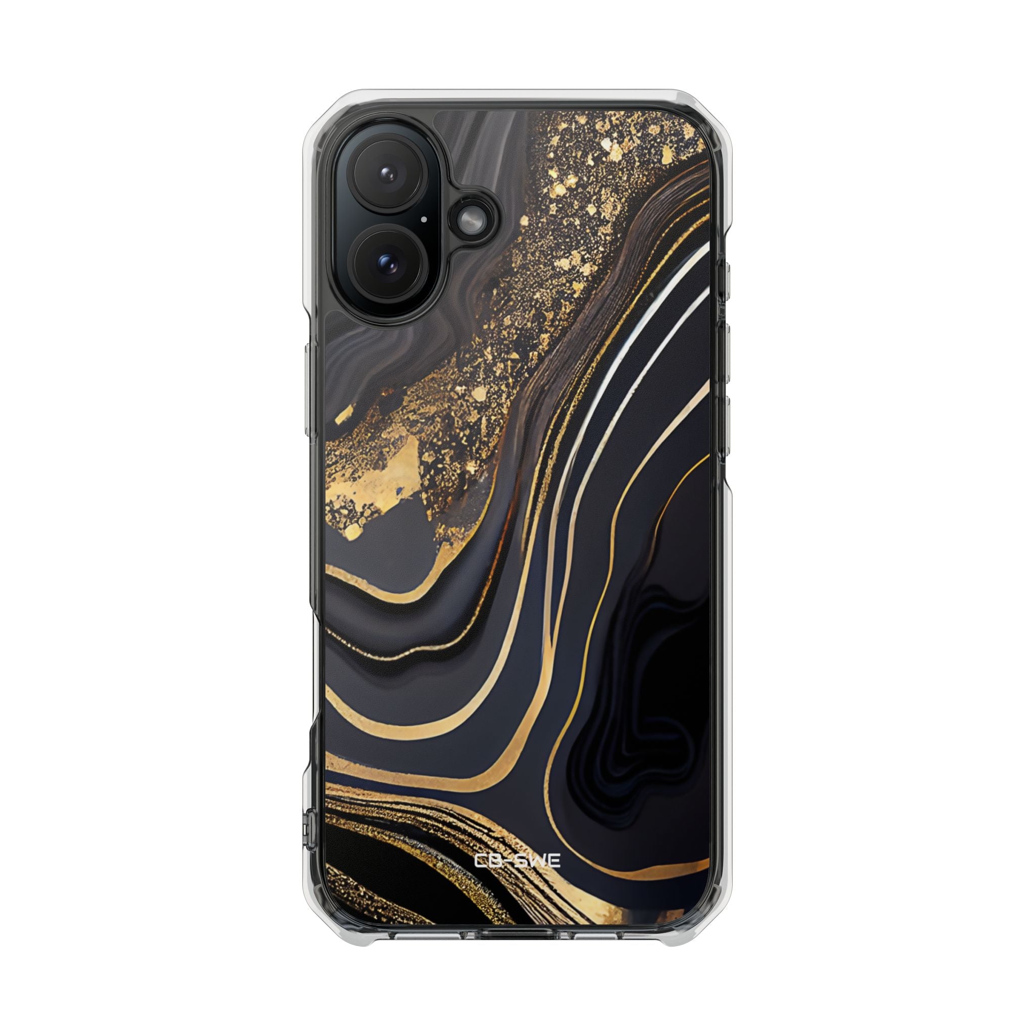 Elegant Gold Streams iPhone Case - Impact