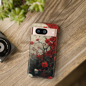 Moonlit Rose Peace - Protective Phone Case