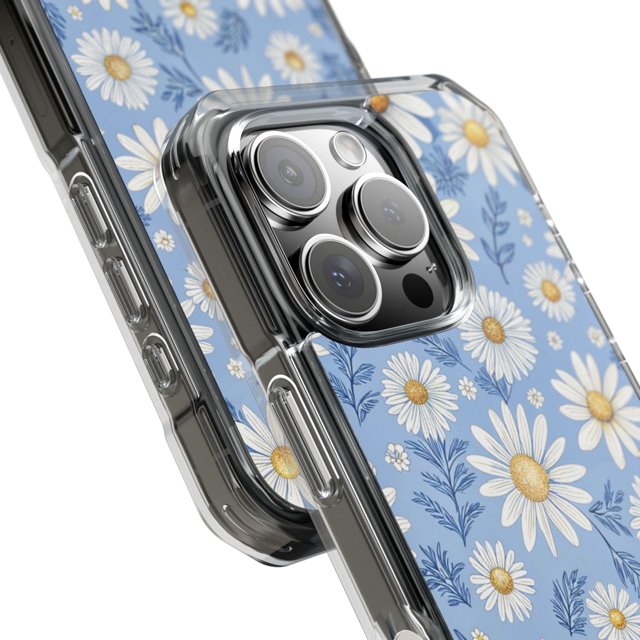 Daisies On Blue iPhone Case - Impact