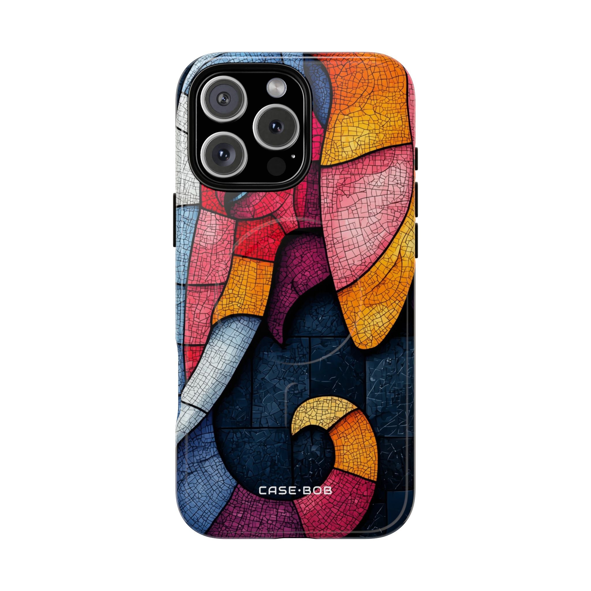 Elephant Mosaic iPhone 16 Pro Max Case - Tough+